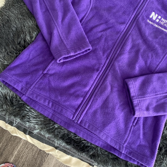 Novant Health purple fleece jacket - Today’s Child Learning Center edition - Picture 4 of 17